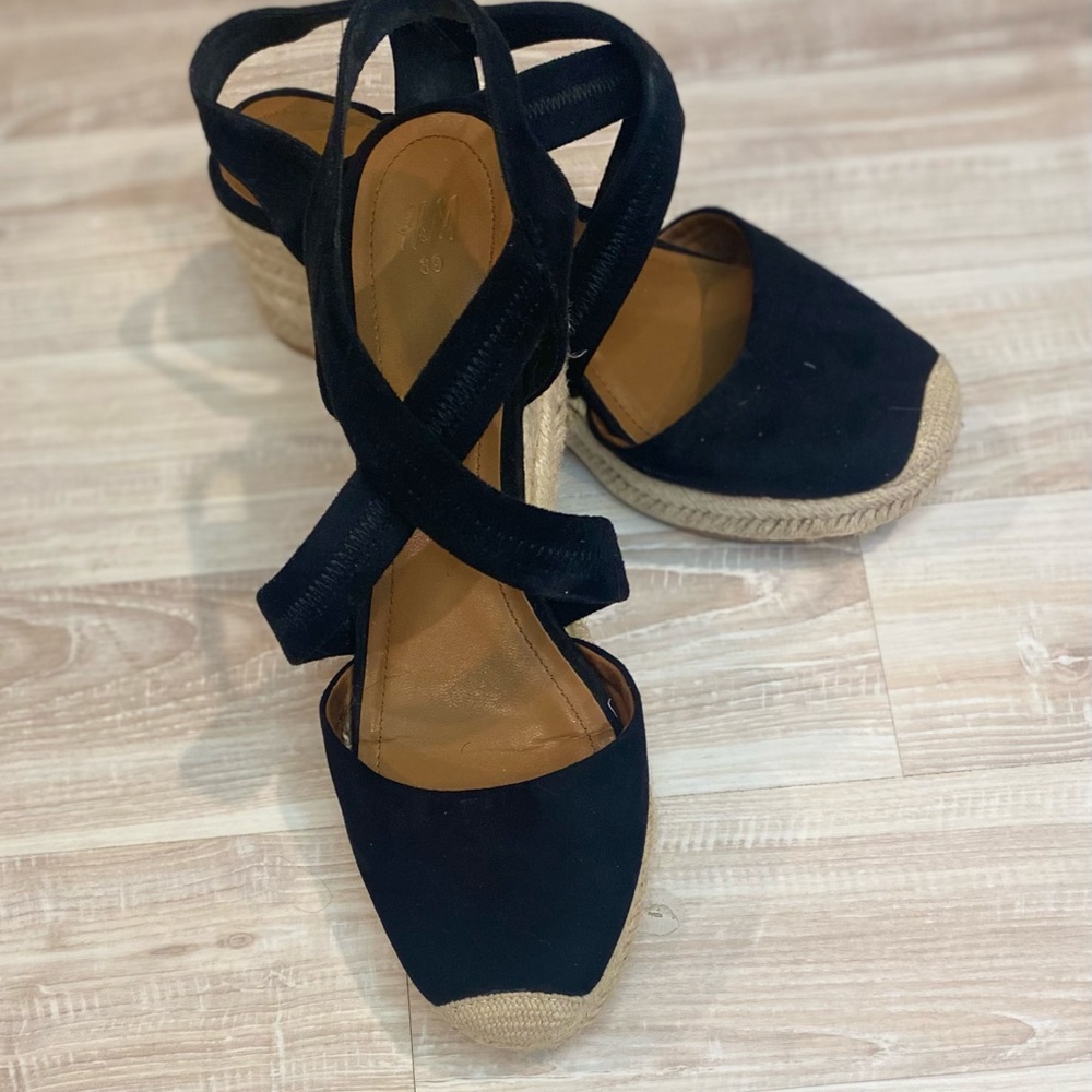 H&M low wedge espadrille